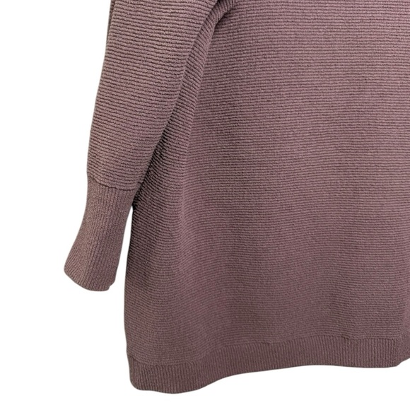 Free People Ottoman Slouchy Oversized Tunic Sweater Dress Sz Small Nutmeg Brown - Picture 7 of 11